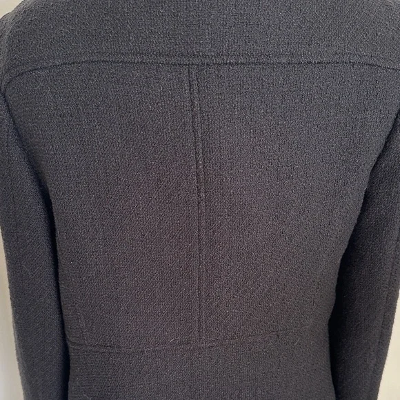 Lift Fringe Trimmed Open Black Women's Jacket - Picture 4 of 4